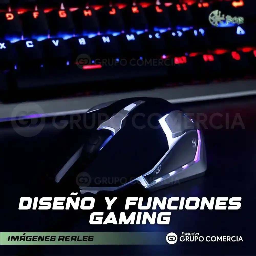 Mouse Gamer Ergonomico Jertech Rgb Sword Xp11 3200 Dpi