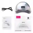 Lampara Led Uv Uñas Secado Metalizada 48 W Tornasol