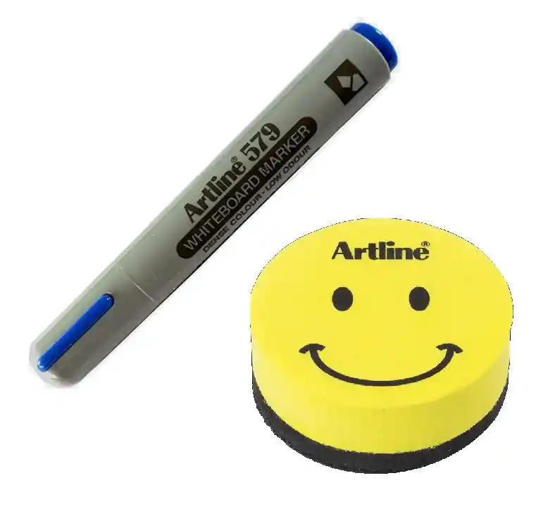 Borrador Aritline Magnético 5.5cm Tablero Borrable Cara Feliz Marcador Borrable