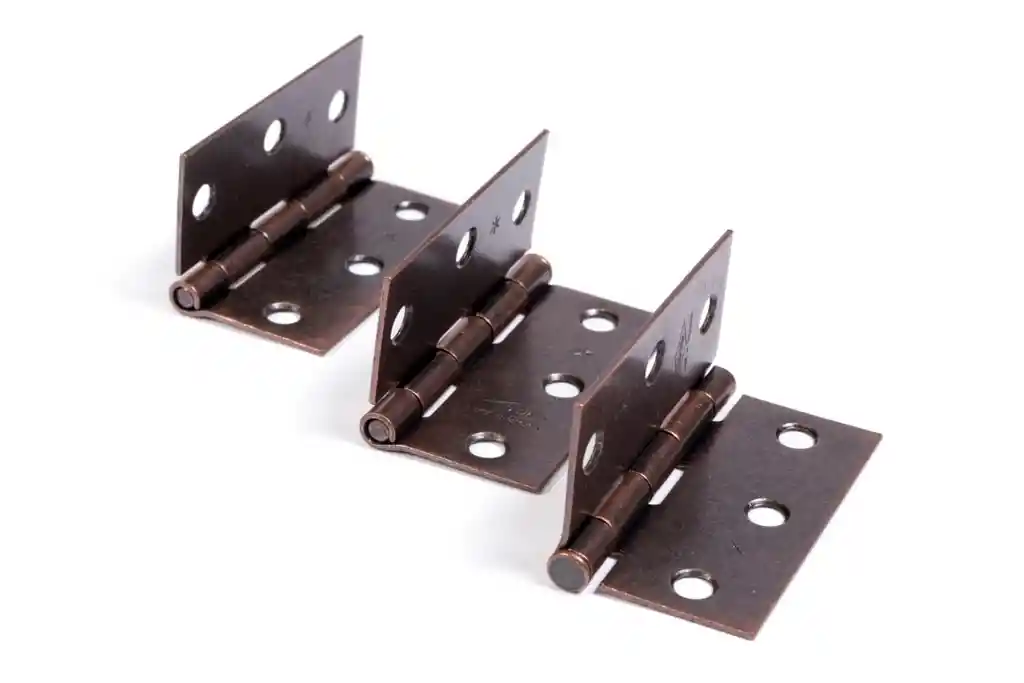 Bisagra Nudo 3×3 Pavonado (trío)