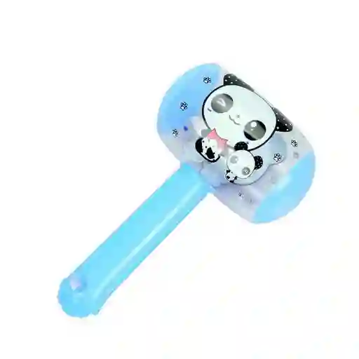 Martillo Maso Luces Led Panda Inflable Niños Juguete Dayoshop