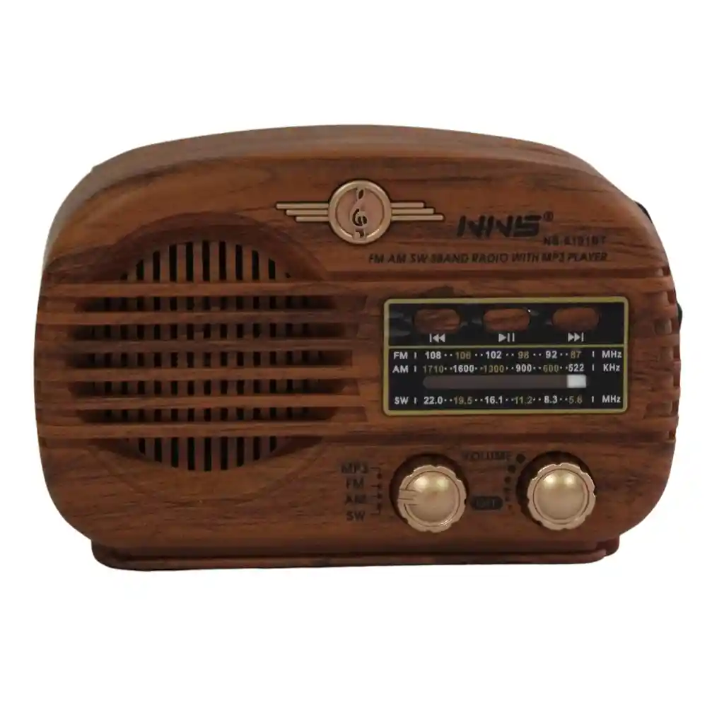 Radio Bluetooth Parlante Recargable Con Usb Y Radio Fm