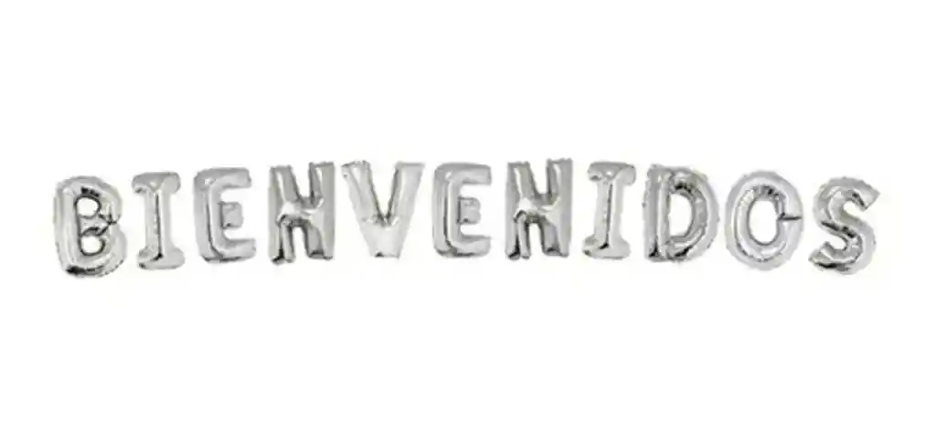 Bienvenidos En Globos Bienvenidas