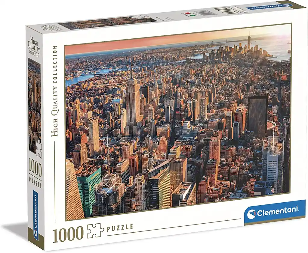 Rompecabezas 1000 Piezas Adulto New York Atardece Clementoni