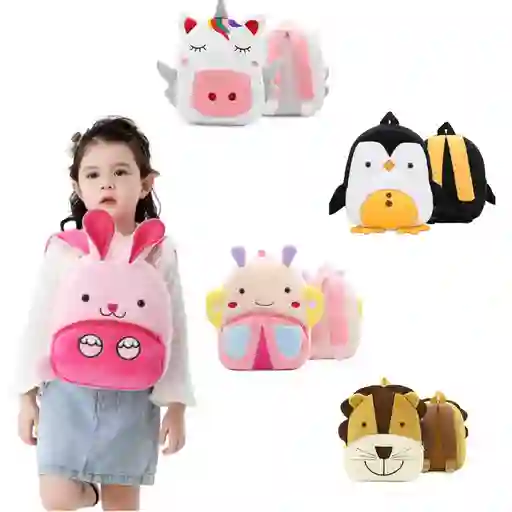 Morral Felpa Infantil Animales