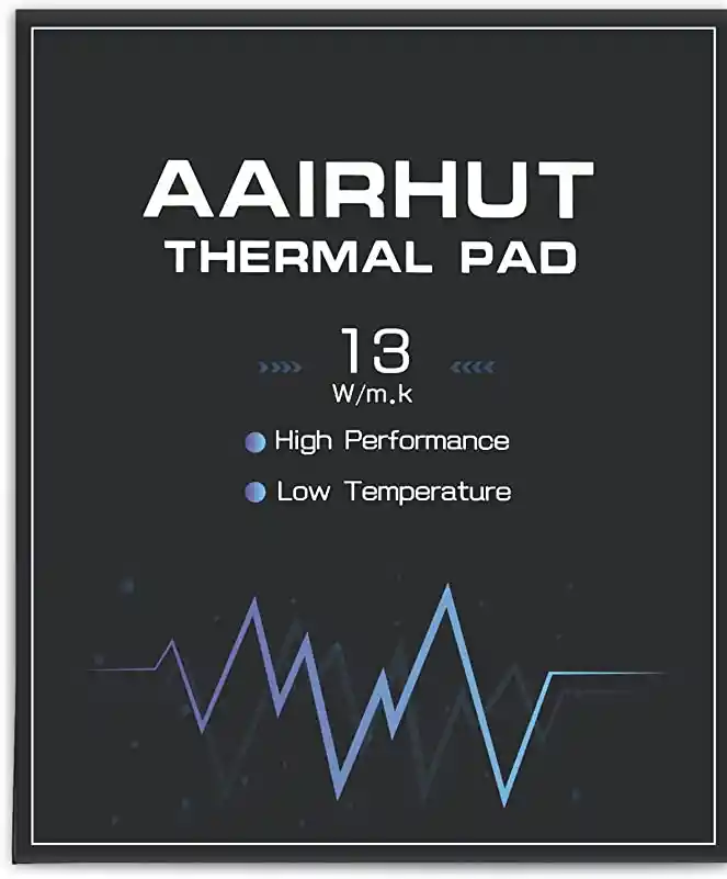 Thermalpad Aairhut 100x100x1.5mm Mejorar Temperatura Cpu Gpu