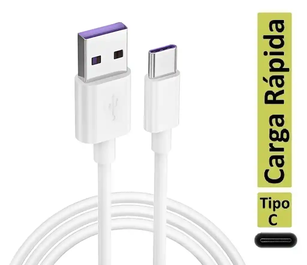 Cable Carga Rápida Tipo C De Datos Usb 3.1 Amperios
