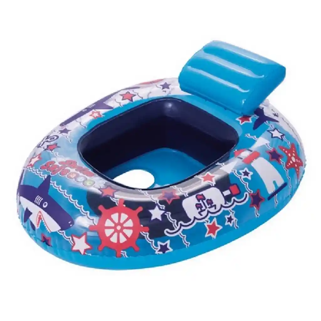 Flotador Bote Lancha Pez Tiburón Disney Bestway 34126 Dayoshop