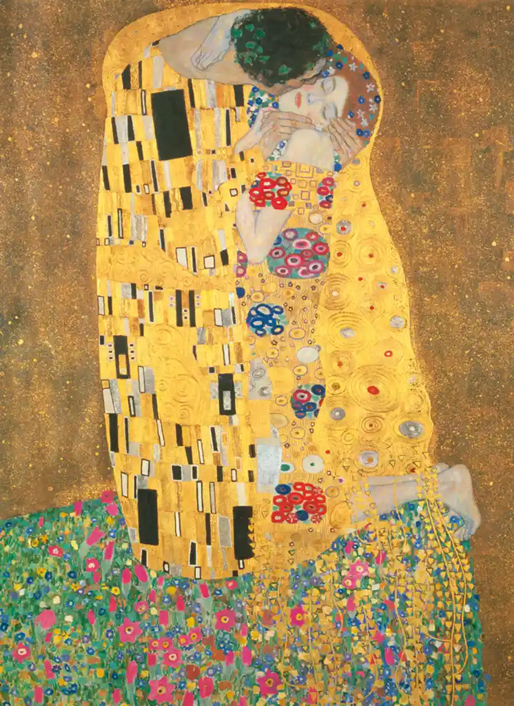 Rompecabezas 1000 Piezas Adulto Klimt El Beso Arte Clementon