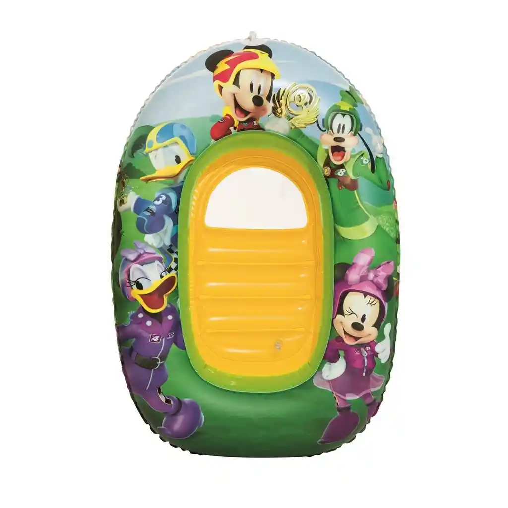 Flotador Bote Lancha Mickey Minnie Disney Bestway 91003 Dayoshop