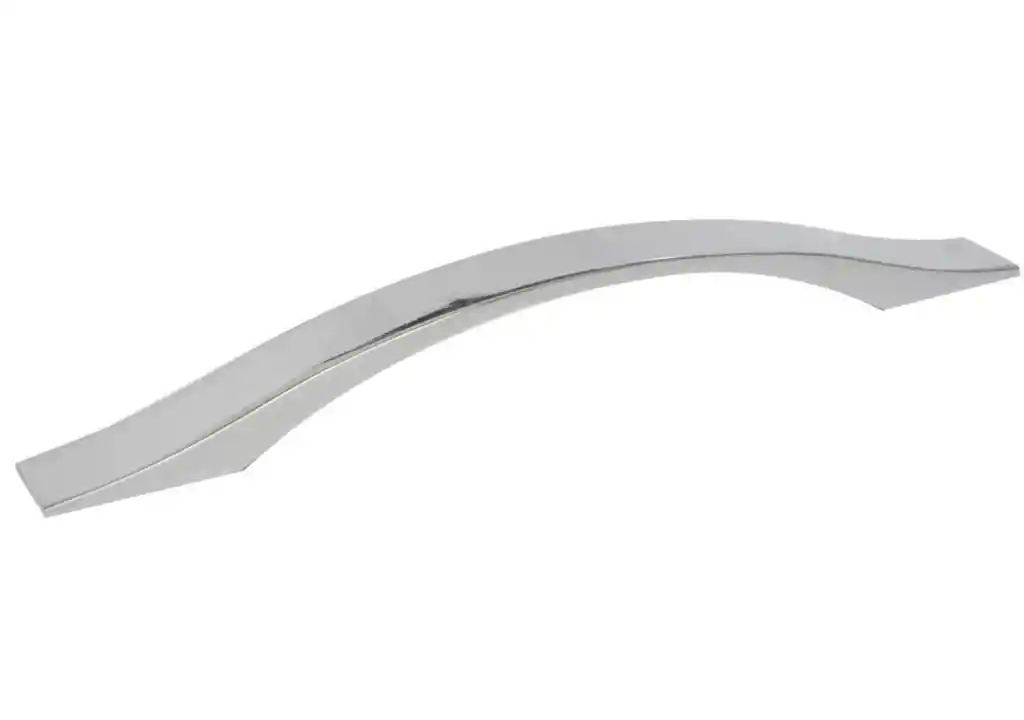 Manija Aluminio Plana Semi Arco Cromada 160mm (und)