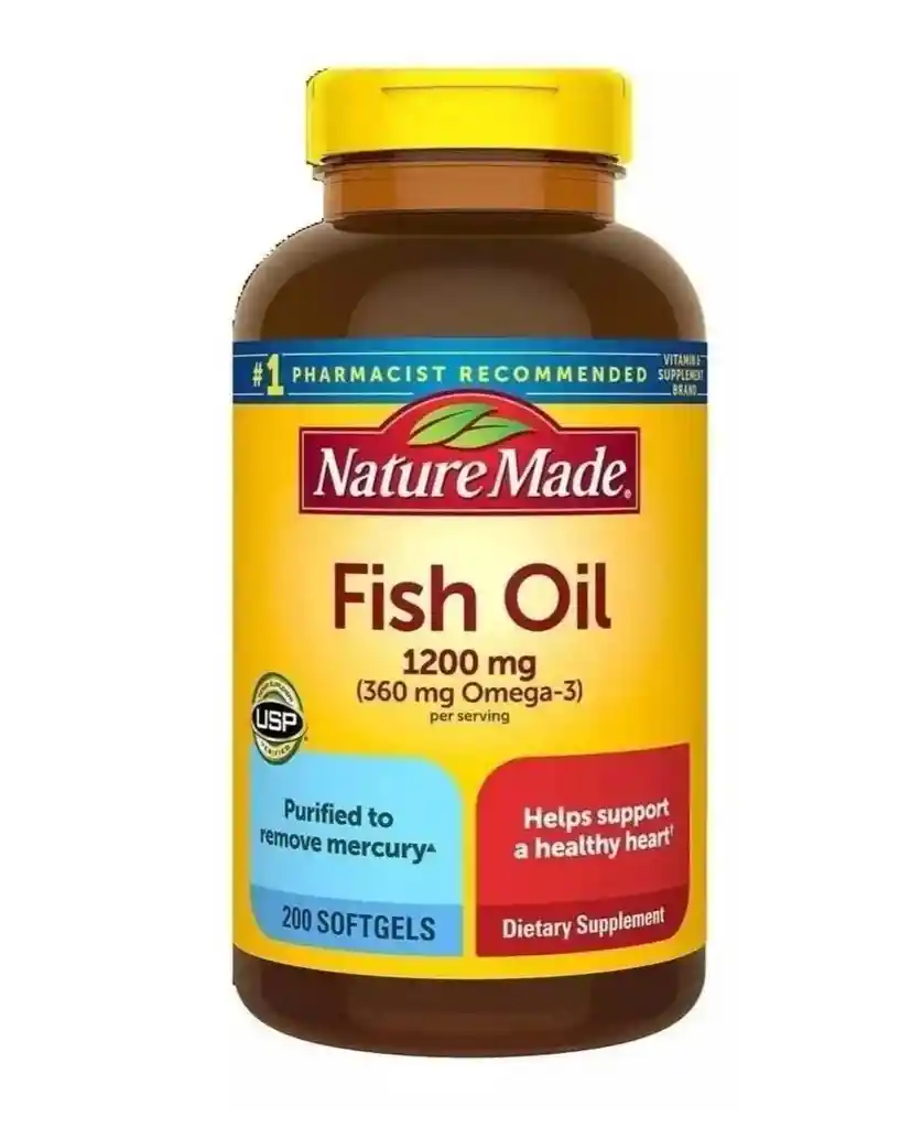  NATURE MADE Suplemento Dietario Fish Oil Omega (1200 / 360 Mg) 