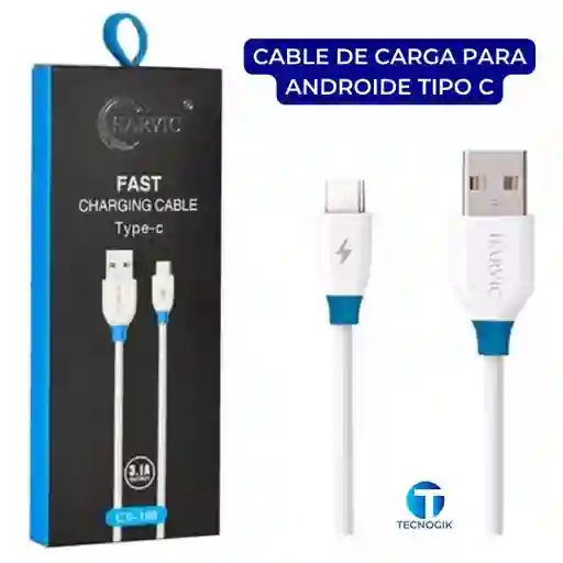 Cable Cargador De 1 Metro Salida Tipo C