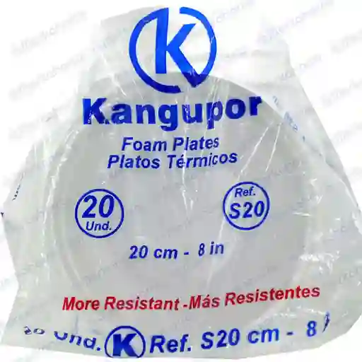 Platos Desechables Kangupor S20