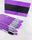 Kit Brochas Para Ojos Tono Morado