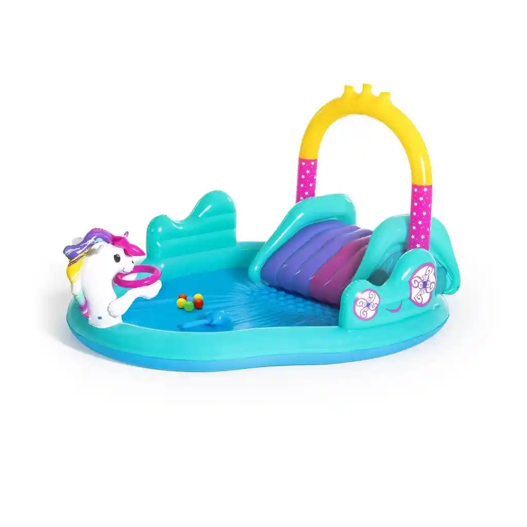 Alberca Inflable Inf. 3-6años Unicornio C/resb Bestway 53097 Dayoshop