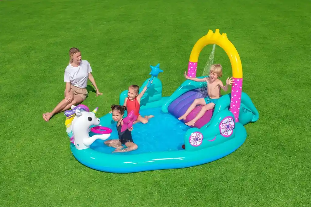 Alberca Inflable Inf. 3-6años Unicornio C/resb Bestway 53097 Dayoshop