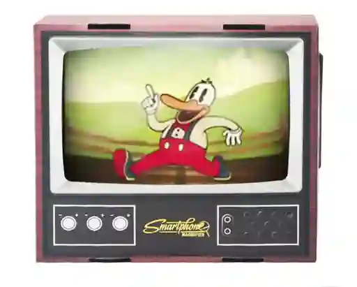 Amplificador De Tv Retro Lupa De Pantalla De Teléfono Móvil 3d Soporte Para Teléfono De Tv