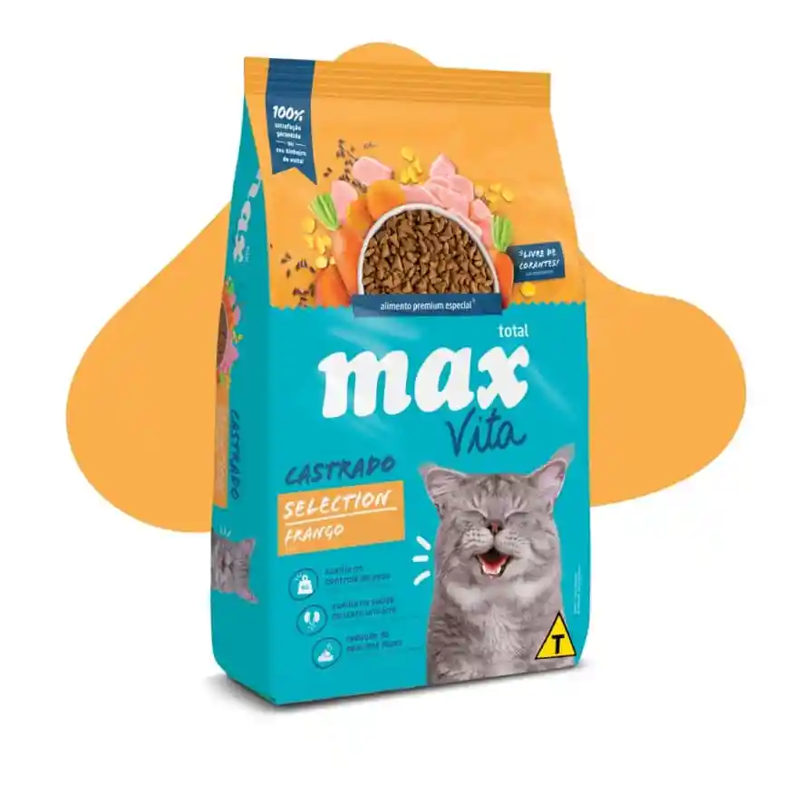 Max Vita Gato Castrado Selection Frango 3kg