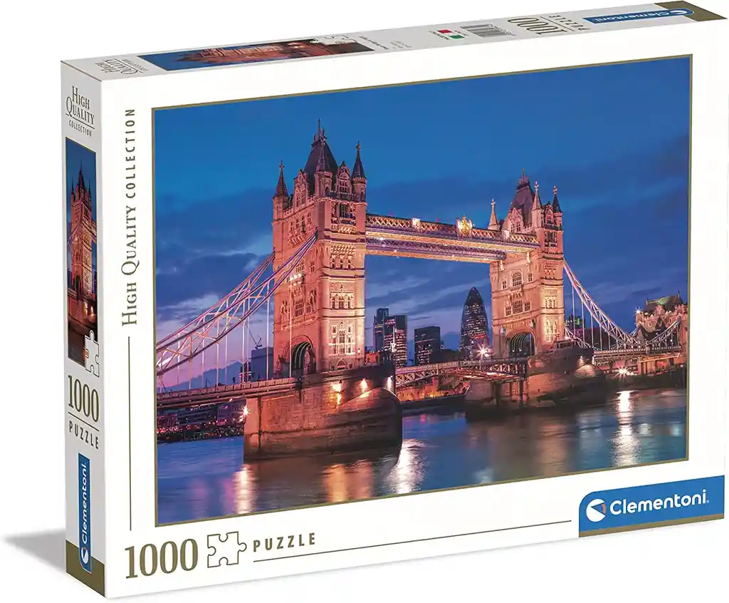 Rompecabezas 1000 Piezas Adulto Tower Bridge Noche Clementon