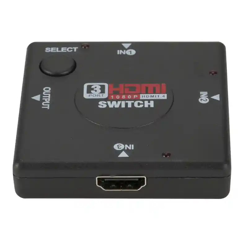 Switch Hdmi 3x1 Manual 3 Entradas 1 Salida Full Hd 1080p