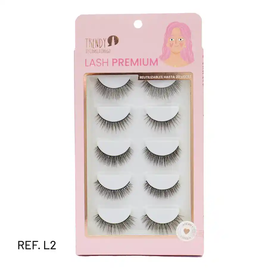 Pestañas Trendy Set X 5 Lash Premium