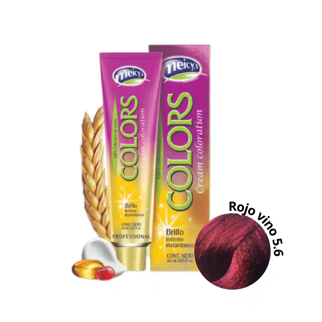 Tinte 5.6 Rojo Vino 60ml Meicys