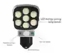 Lampara Solar Exterior Camara Falsa 7 Led + Control