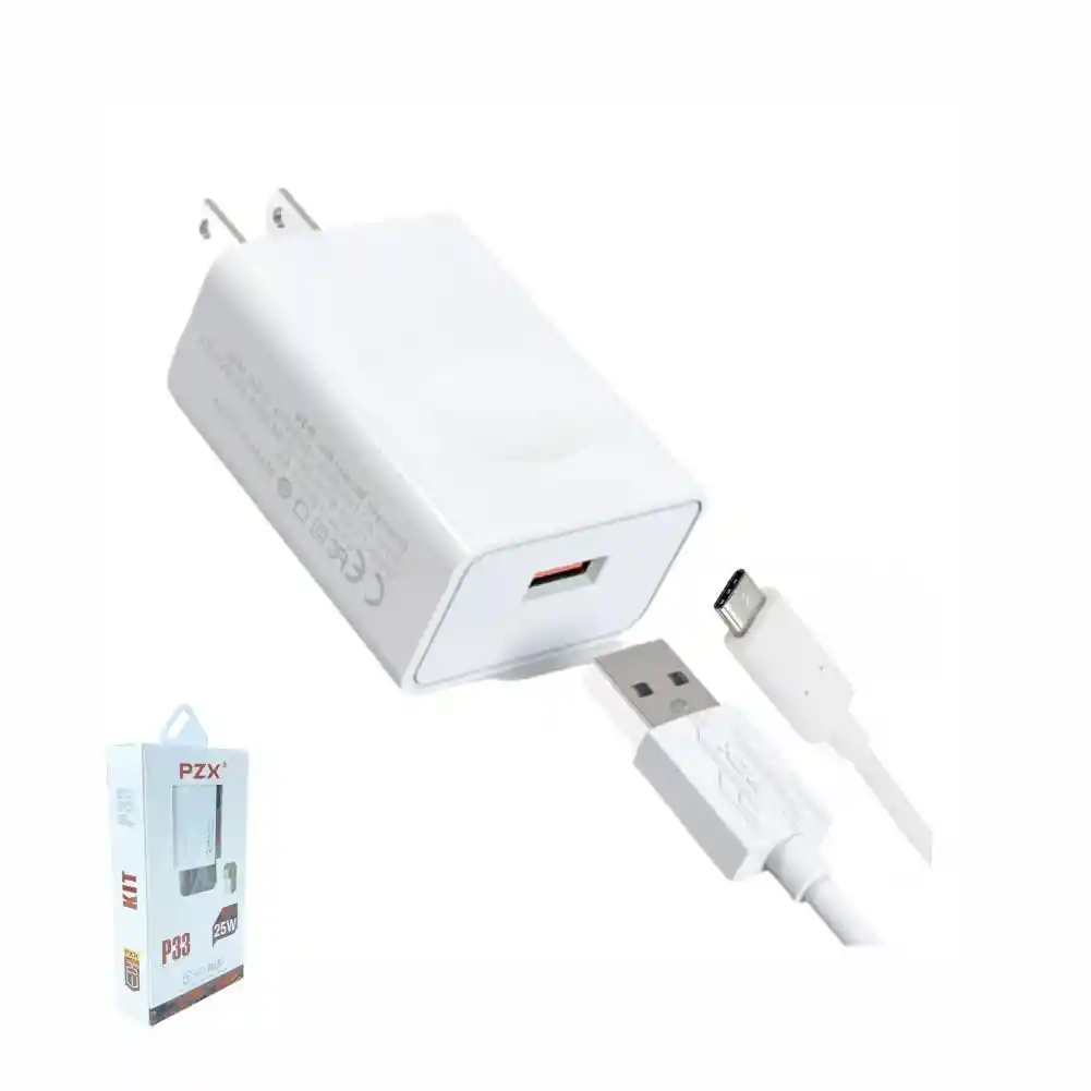 Cargador De Celular 25w Quick 5.0 Usb- Tipo C Original