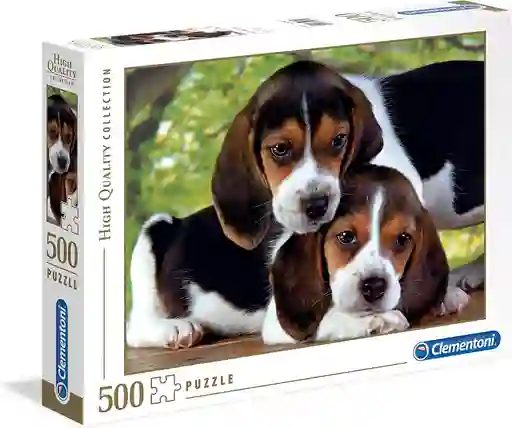 Rompecabezas 500 Piezas Adulto Perro Beagle Clementoni Niños