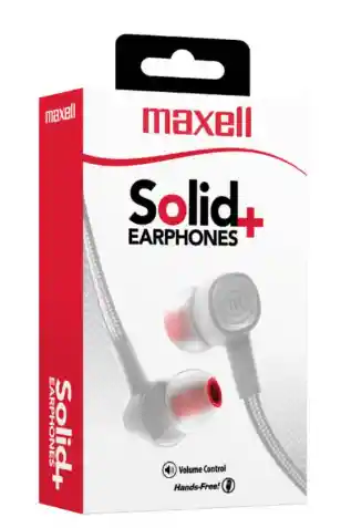 Maxell Solid+ Earphones In-ear Blanco