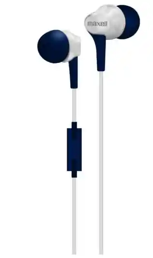 Maxell Fusion+ Earphones In-ear Blanco - Azul