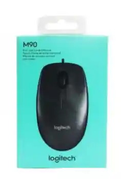 Logitech M90 Mouse Alámbrico (con Cable) Negro