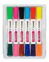Plumones Lavables Bicolor Jumbo Offi-esco Oe-086 X6u