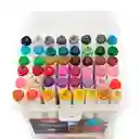 Marcador Permanente Pointer Doble Punta X 48 Colores.