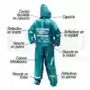 Impermeable Plastico Para Moto O Ciclista Lluvia Calibre 2