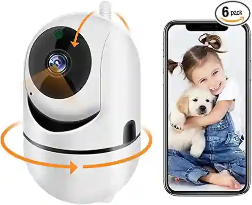 Cámara Ip Wifi 1080p Hd Seguridad 360° Nocturna Audio