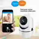 Cámara Ip Wifi 1080p Hd Seguridad 360° Nocturna Audio