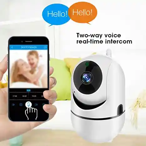 Cámara Ip Wifi 1080p Hd Seguridad 360° Nocturna Audio