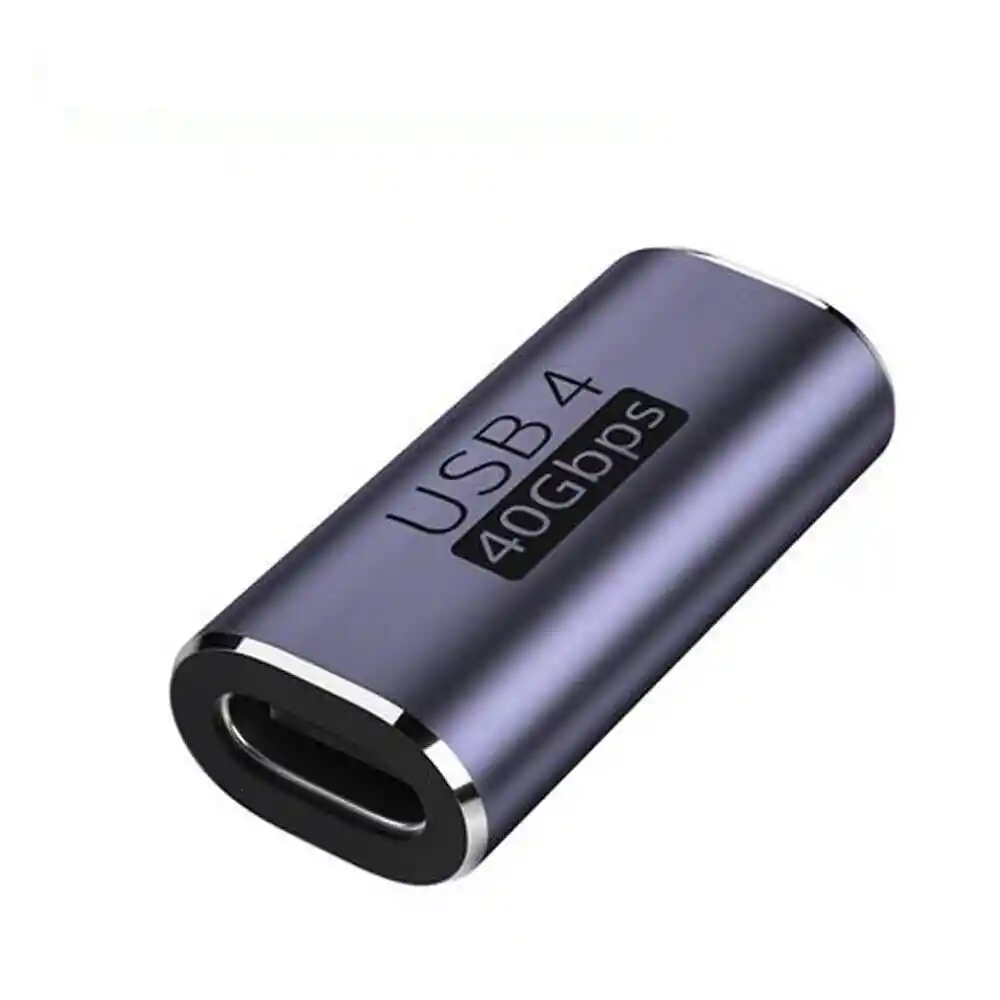 Union Usb 4.0 Tipo C Hembra A Hembra 40 Gbps 8k 100w Pd 5a