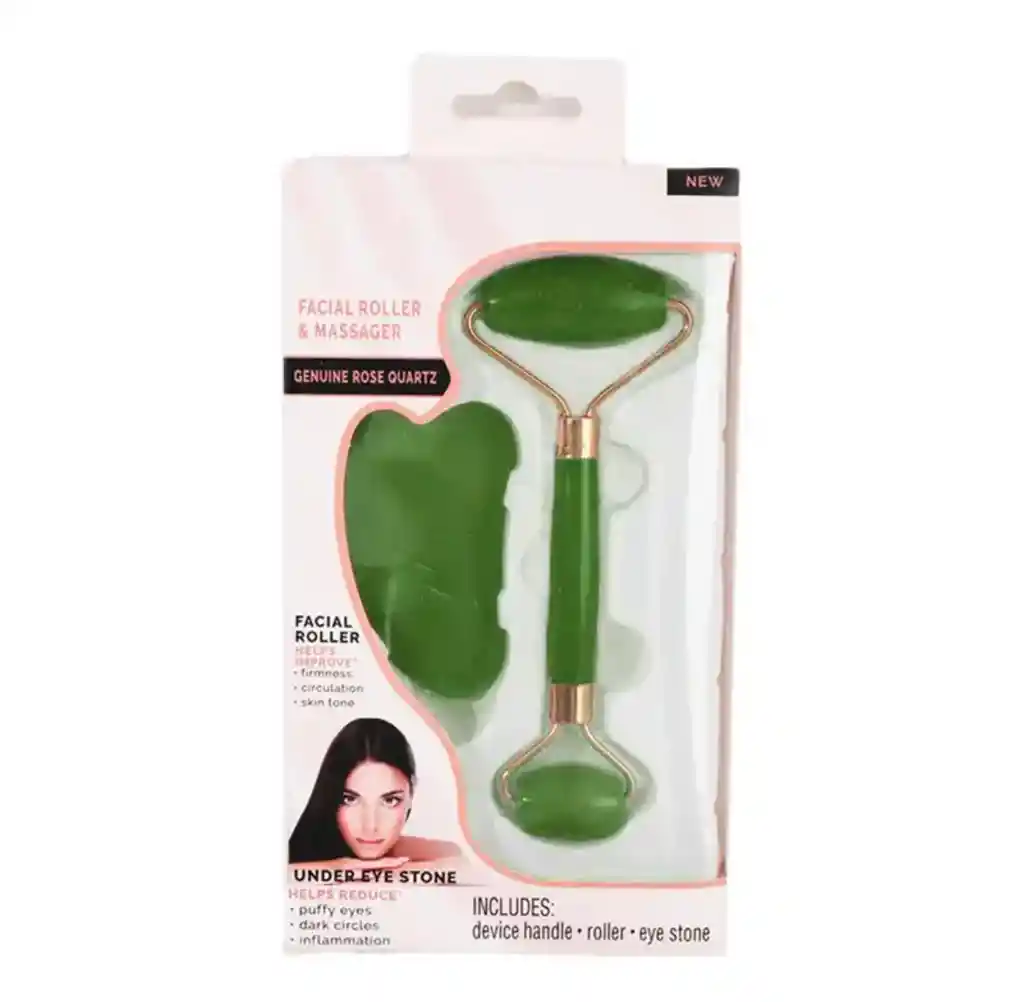 Kit Rodillo Facial Jade + Guasha Lifting