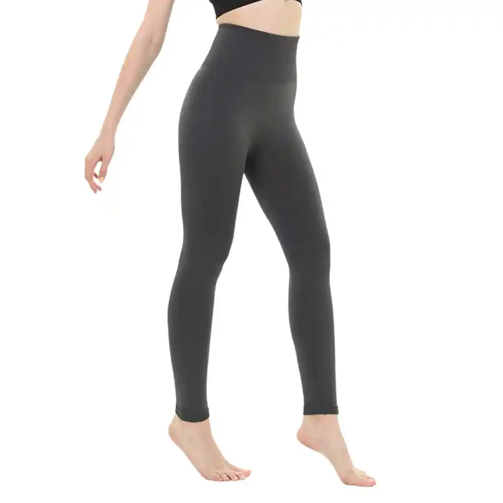 Legging Térmico Interior En Fleece Polar Clima Frío Gris