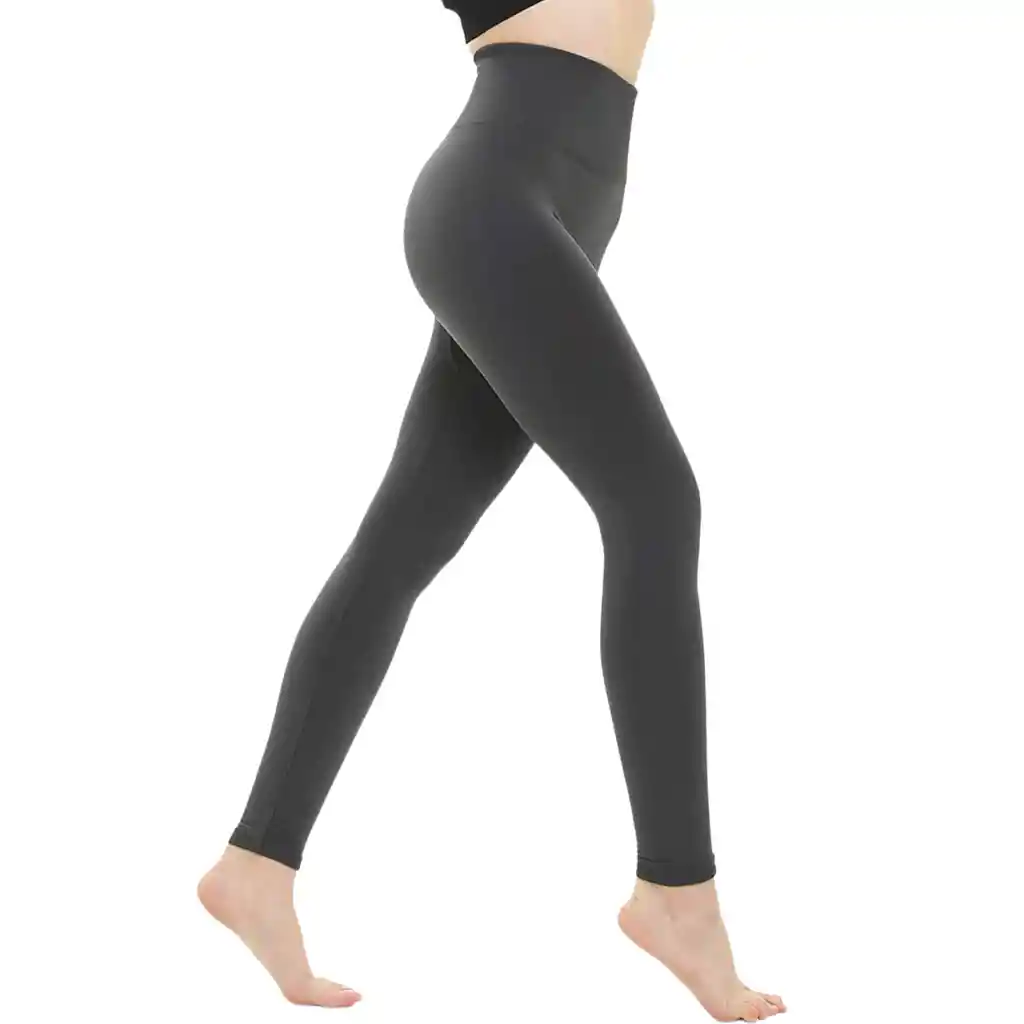 Legging Térmico Interior En Fleece Polar Clima Frío Gris