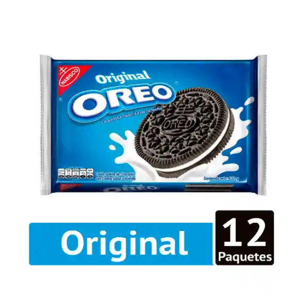 Galleta Oreo X Paquete 12 Und