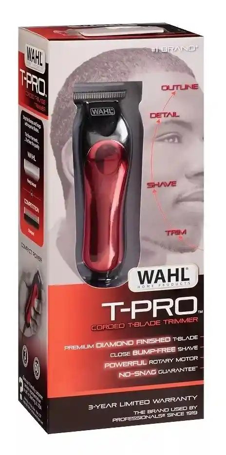 Patillera Barbera Barberia Peluquería Profesional Wahl T Pro