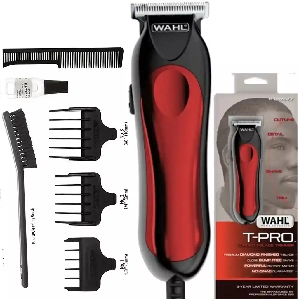 Patillera Barbera Barberia Peluquería Profesional Wahl T Pro