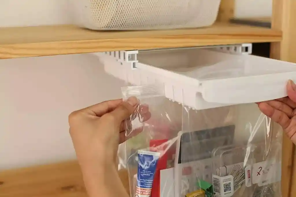 Organizador De Bolsas Ziplock Para Nevera + 10 Bolsas