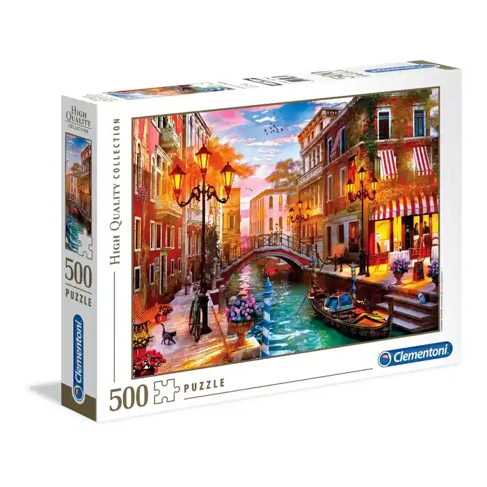 Rompecabezas 500 Piezas Atardecer En Venecia Italia Puzzle