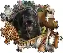 Rompecabezas 500 Piezas Felinos Animales León Tigre Puzzle