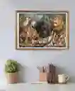 Rompecabezas 500 Piezas Felinos Animales León Tigre Puzzle